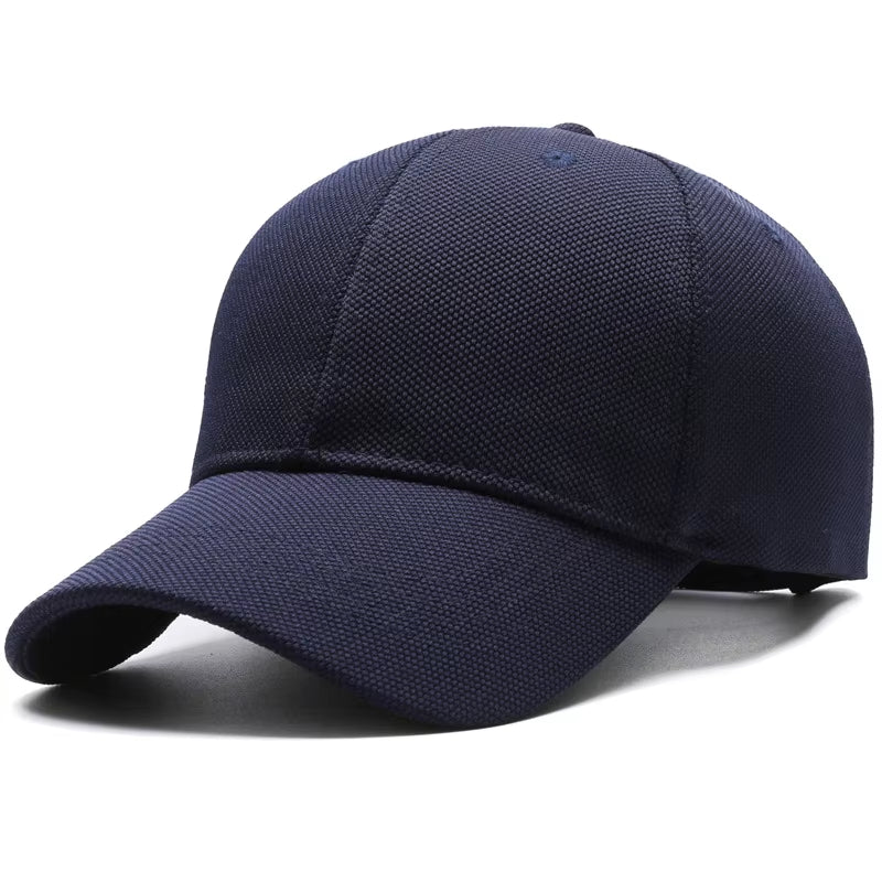 Pineapple Cloth Light Plate Simple Hat Men'S Casual Baseball Cap Fashion Visor Hat Minimalist Female Cap, Big Head Circumference