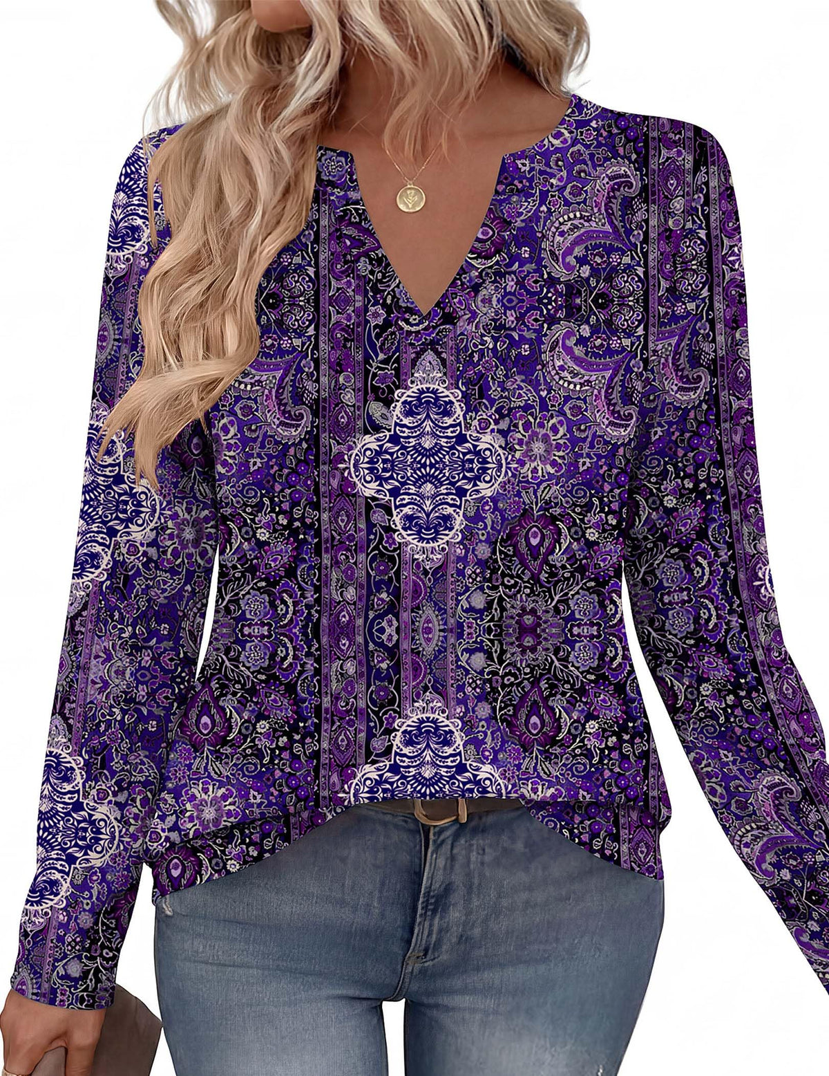 Zeagoo Womens Tops Long Sleeve V Neck Tee Shirts Cute Dressy Casual Clothing Business Work Blouse | Business Work Blouse,Basic Clothing,Elegant Fall Fashion 2026