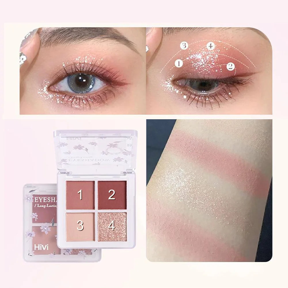 8-Piece Beauty Set with Lipstick, Concealer, Eyeshadow, Eyebrow, and Blush Makeup